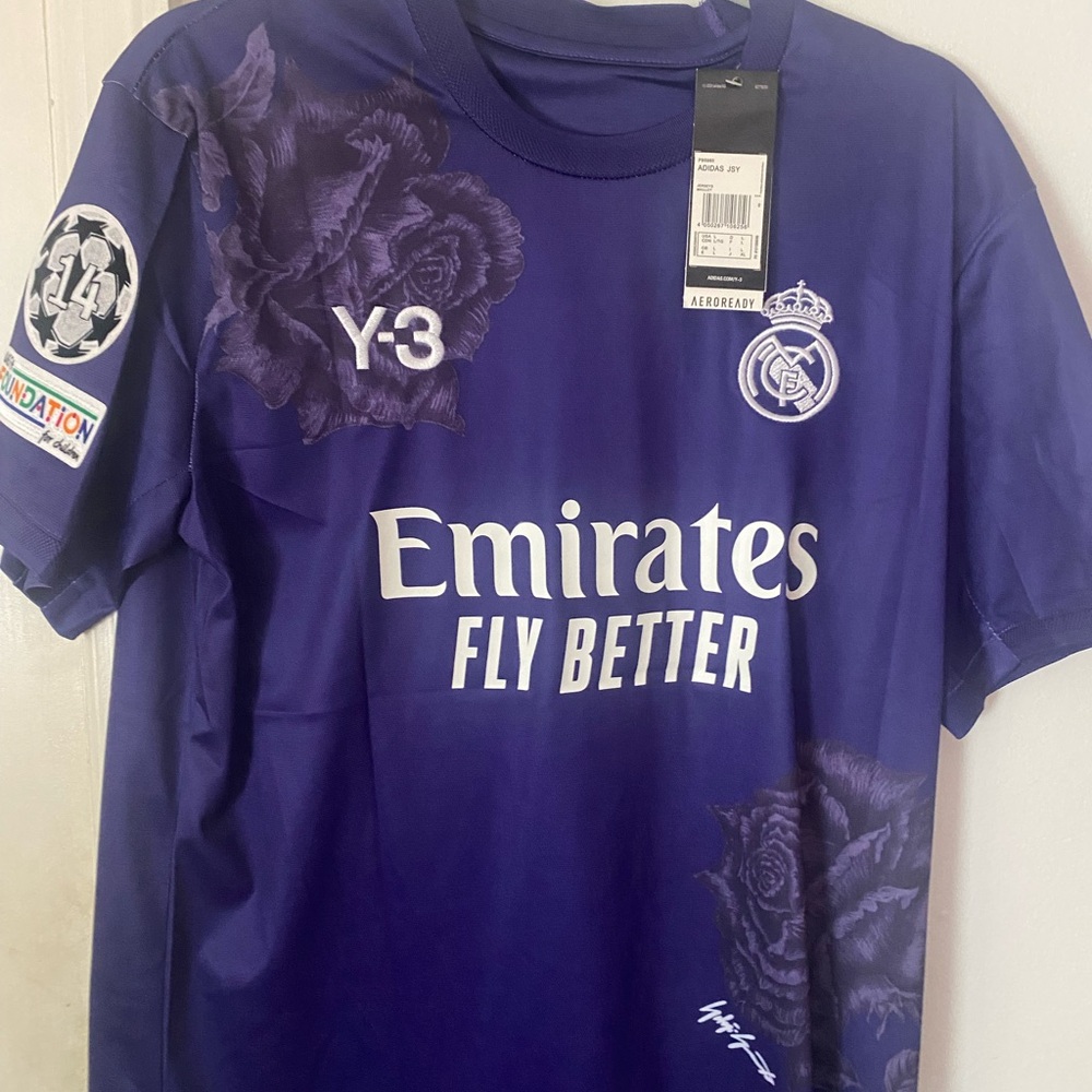 Y-3 Purple Real Madrid Jersey